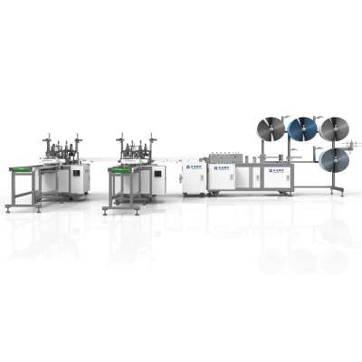 Face Mask Machine Fully Automatic Making 3 ply Surgical Disposable Face Mask Making Machine